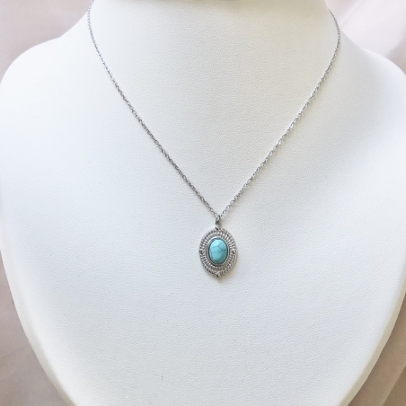 Collier "Aqua" (argenté)