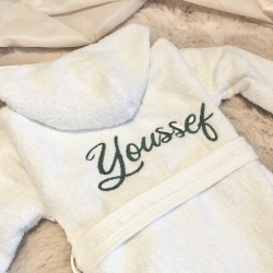 Peignoir de bain Bébé brodé